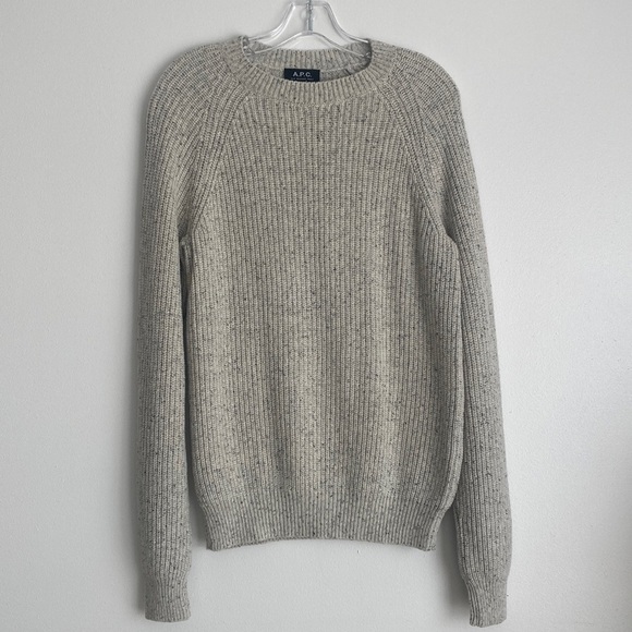 A.P.C. Tommy Wool Crewneck Sweater Small - Picture 2 of 9